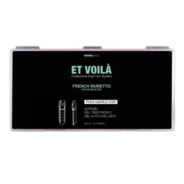 Diva Nails Et Voilà French Muretto dual form 150pz scheletro