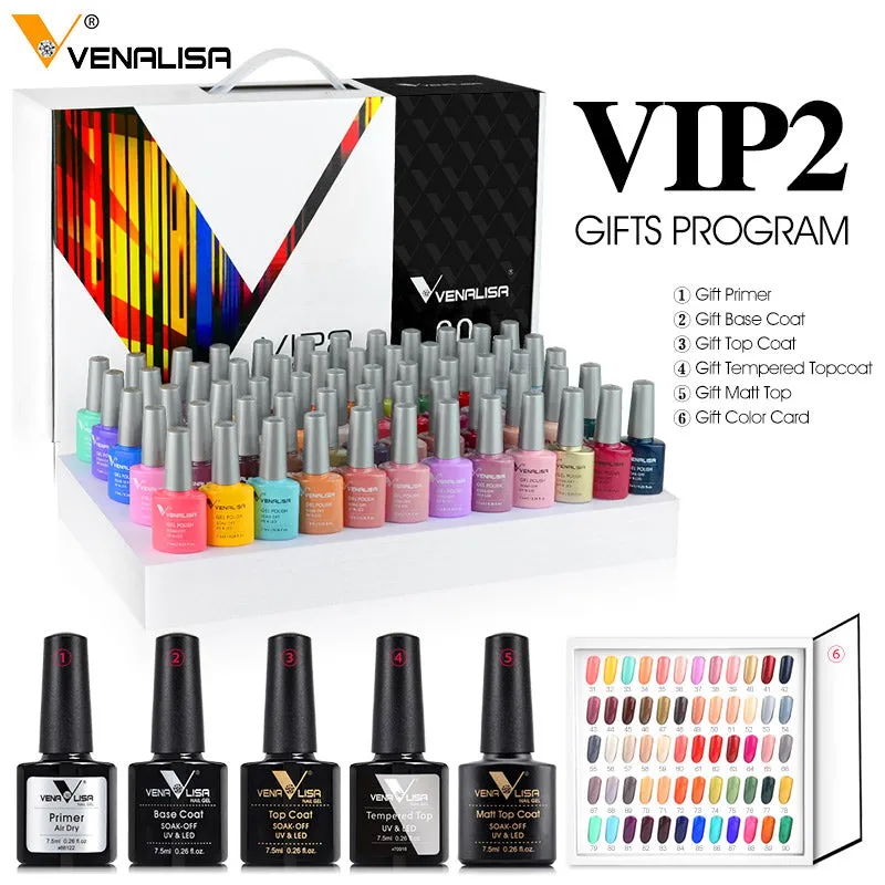 Venalisa VIP Kit smalto gel 60 colori 7,5ml hema free
