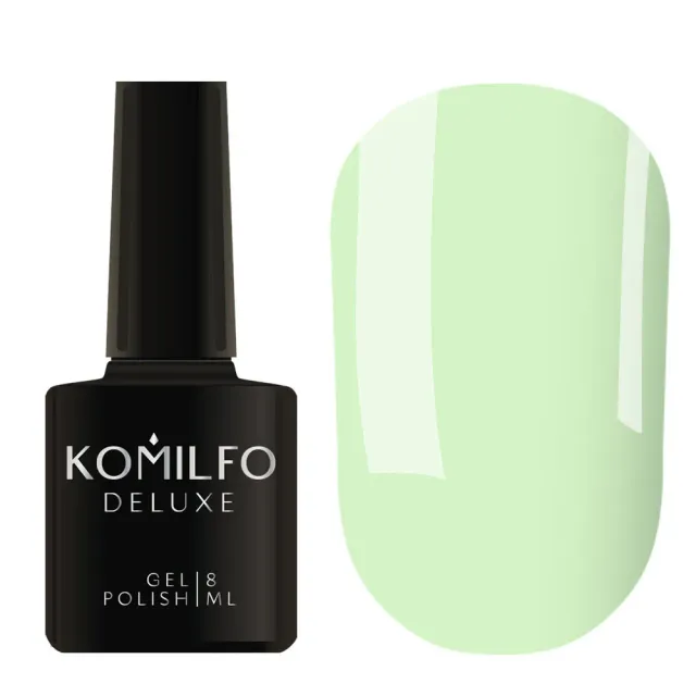 Komilfo Deluxe D162 smalto semipermanente 8 ml menta smalto