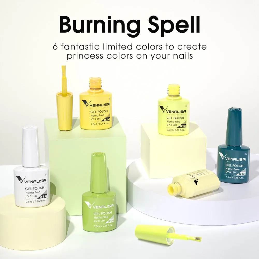 Venalisa Emerald Meadow kit smalto gel 6x7,5ml hema free