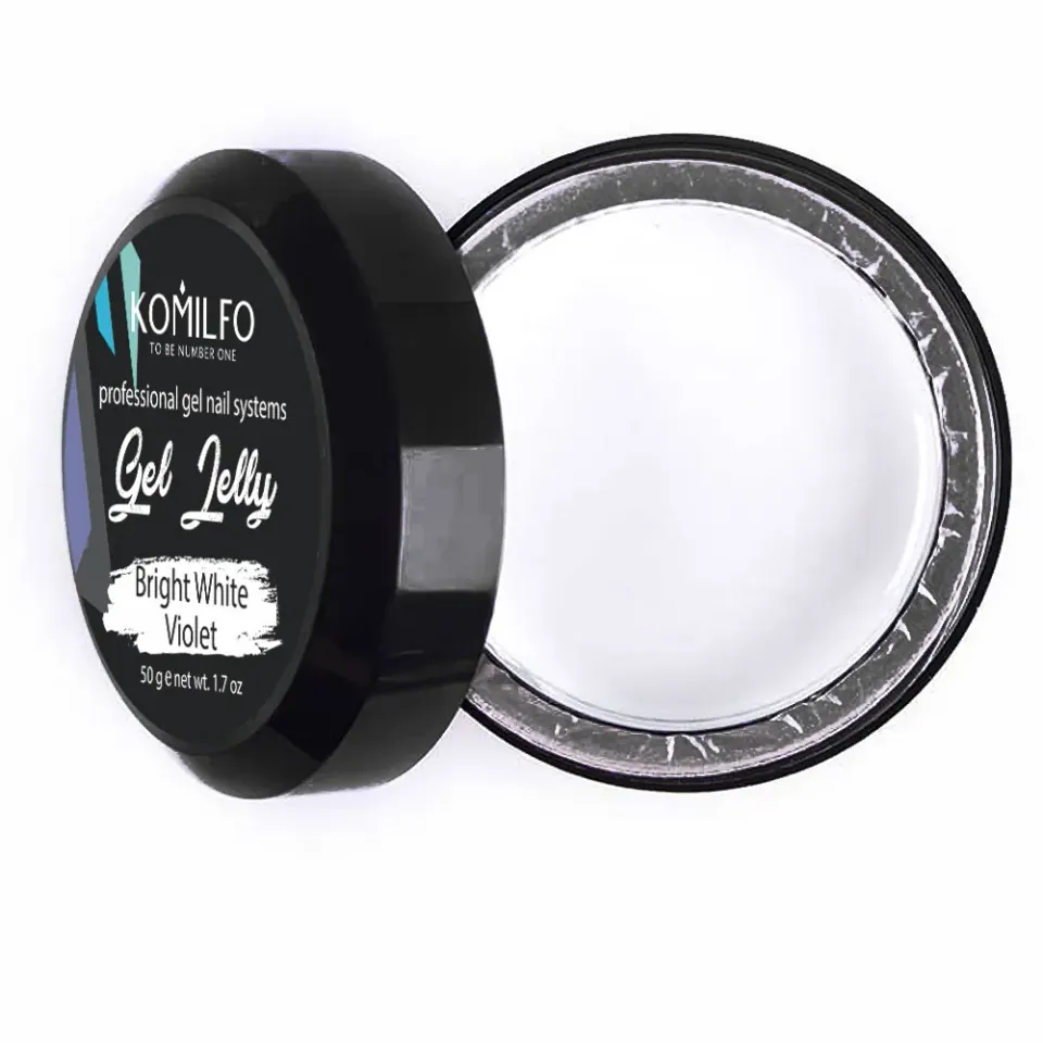 Komilfo Gel Jelly Bright White Violet gel 50 g