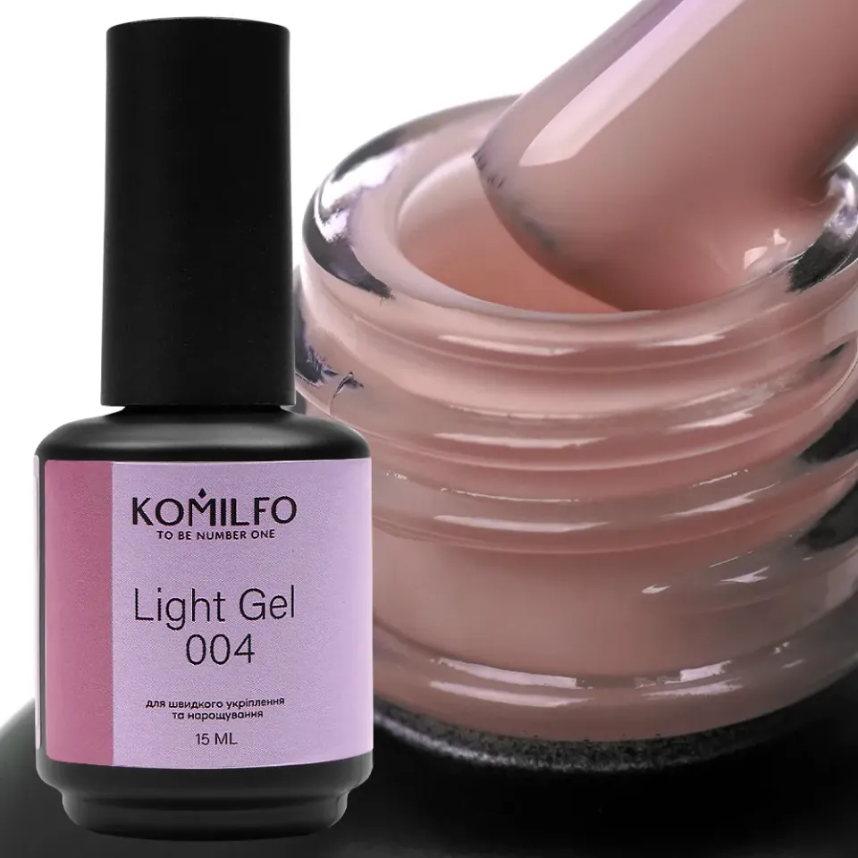Komilfo Light Gel 004 Gel Liquido 15 ml rinforzo unghie
