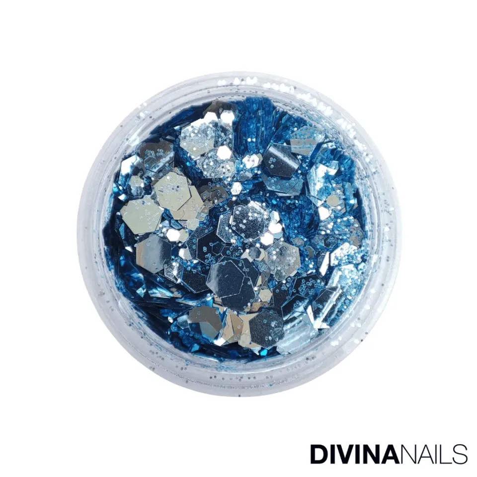 Diva Nails Holo Flakes Iceberg glitter unghie olografico 2g