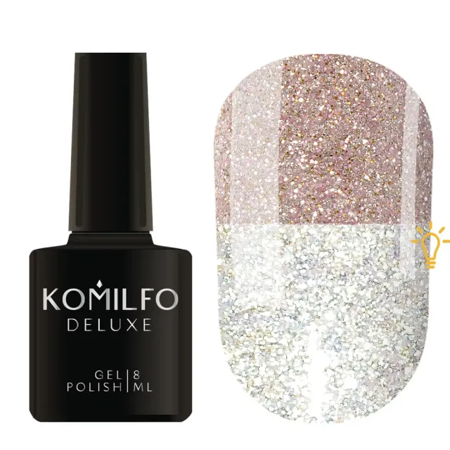 Komilfo Luminous L011 smalto semipermanente oro riflettente 8 ml