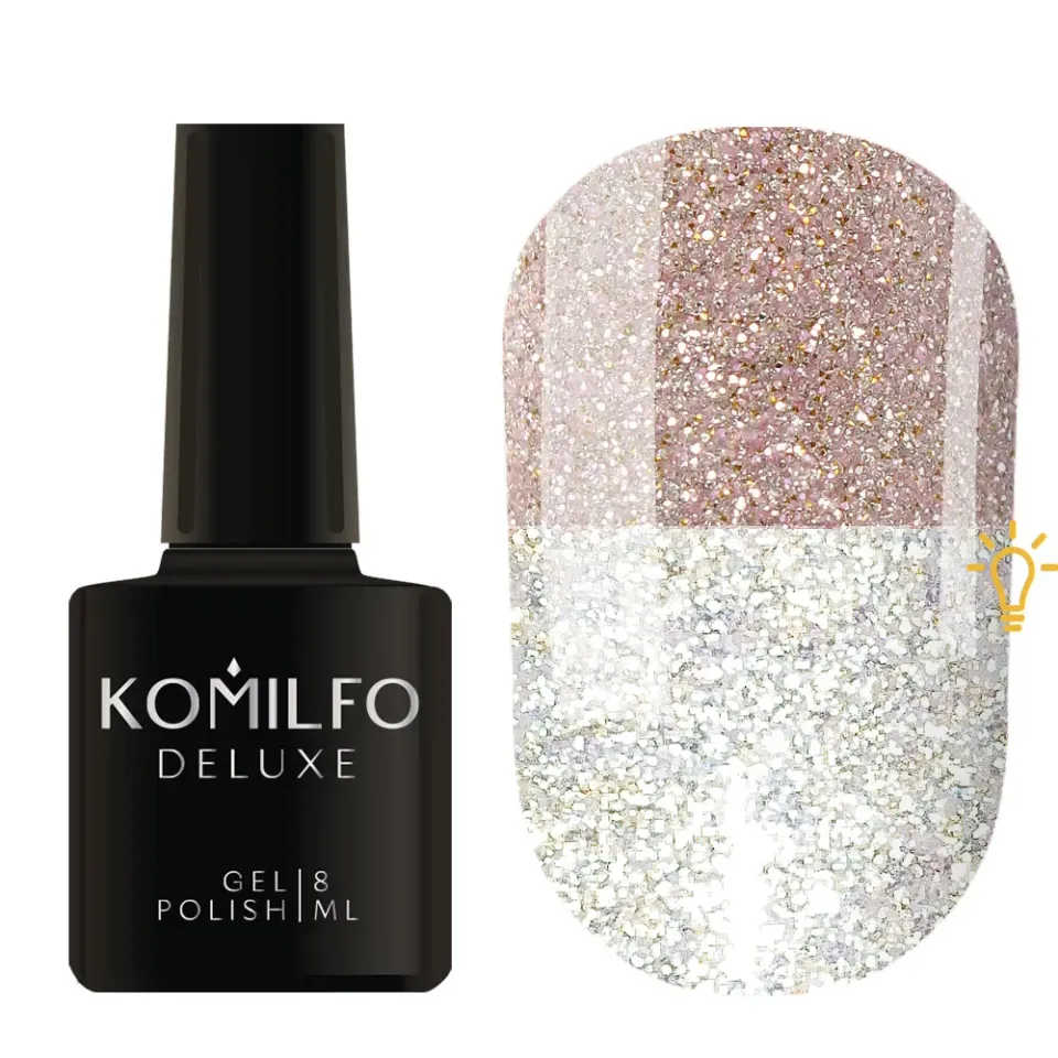 Komilfo Luminous L011 smalto semipermanente oro riflettente 8 ml