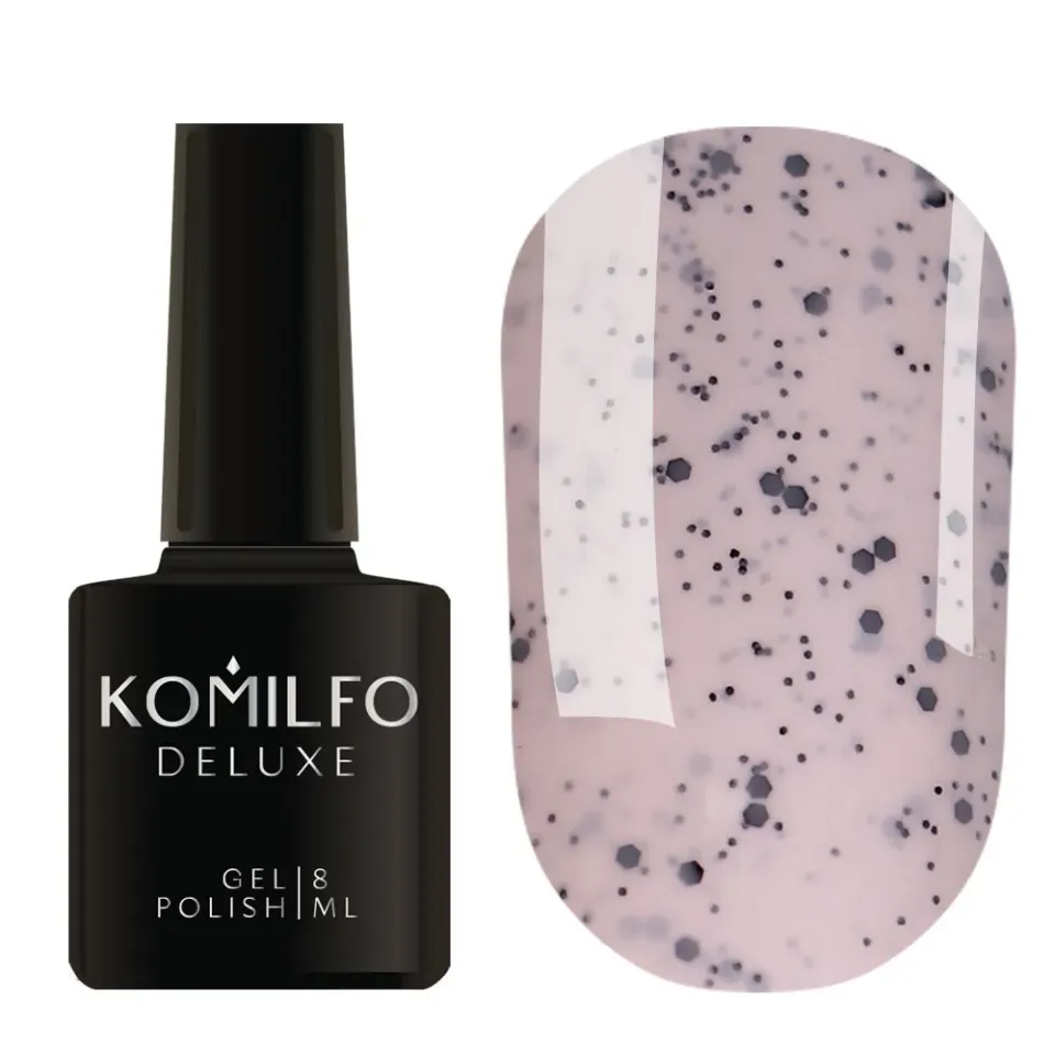 Komilfo Dragon Fruit DF001 smalto semipermanente 8 ml mandorla coriandoli