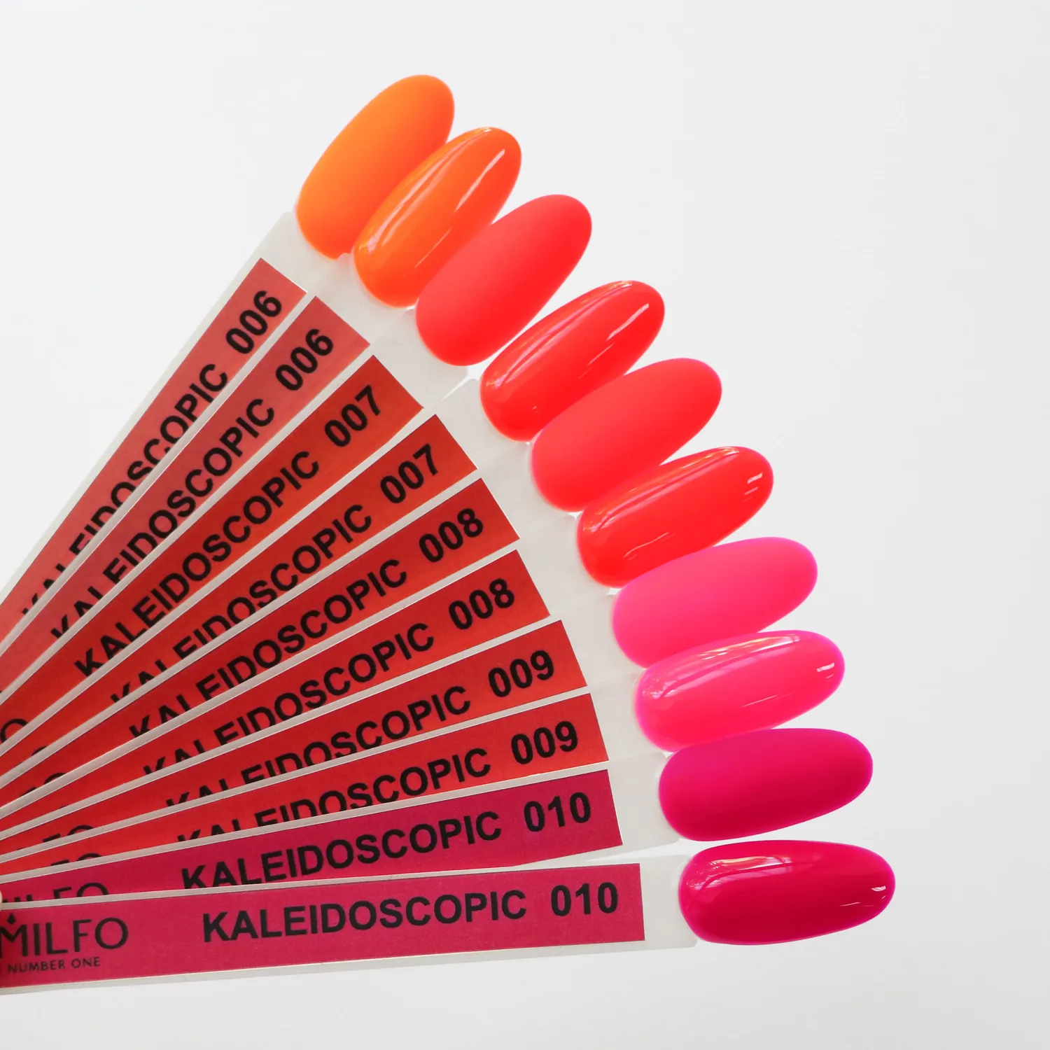 Komilfo Kaleidoscopic K008 smalto gel rosso neon 8 ml