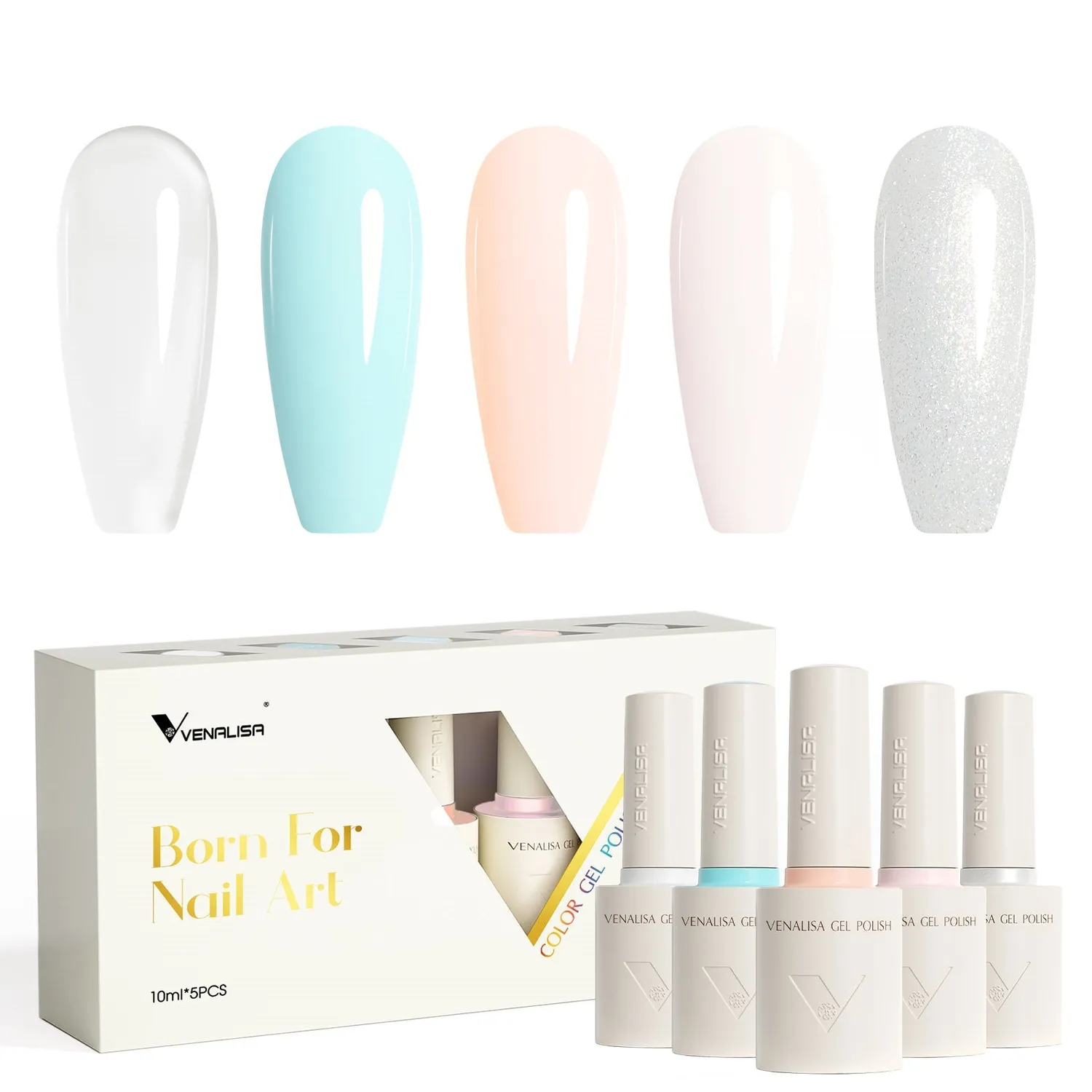 Venalisa Moonlight Sorbet set smalti semipermanenti 5x10ml