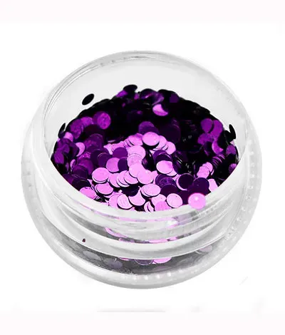 Komilfo Disco Design 008 paillettes viola 2 mm 1 g