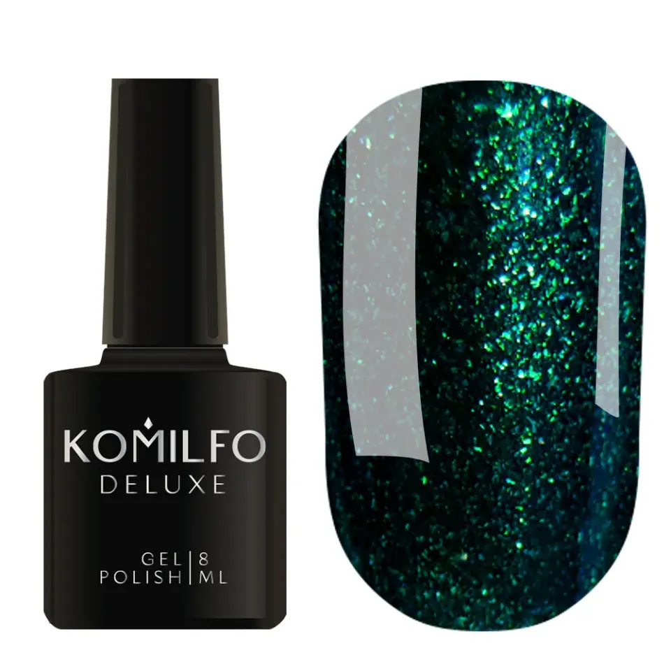Komilfo Deluxe Series D157 smalto semipermanente 8 ml verde bottiglia