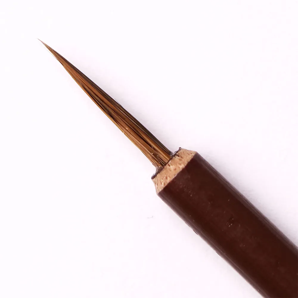 Komilfo Weasel Bamboo pennello nail art liner pelo naturale