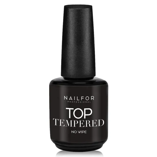 Nailfor Tempered Top Coat Sigillante No Wipe 15ml extra lucido