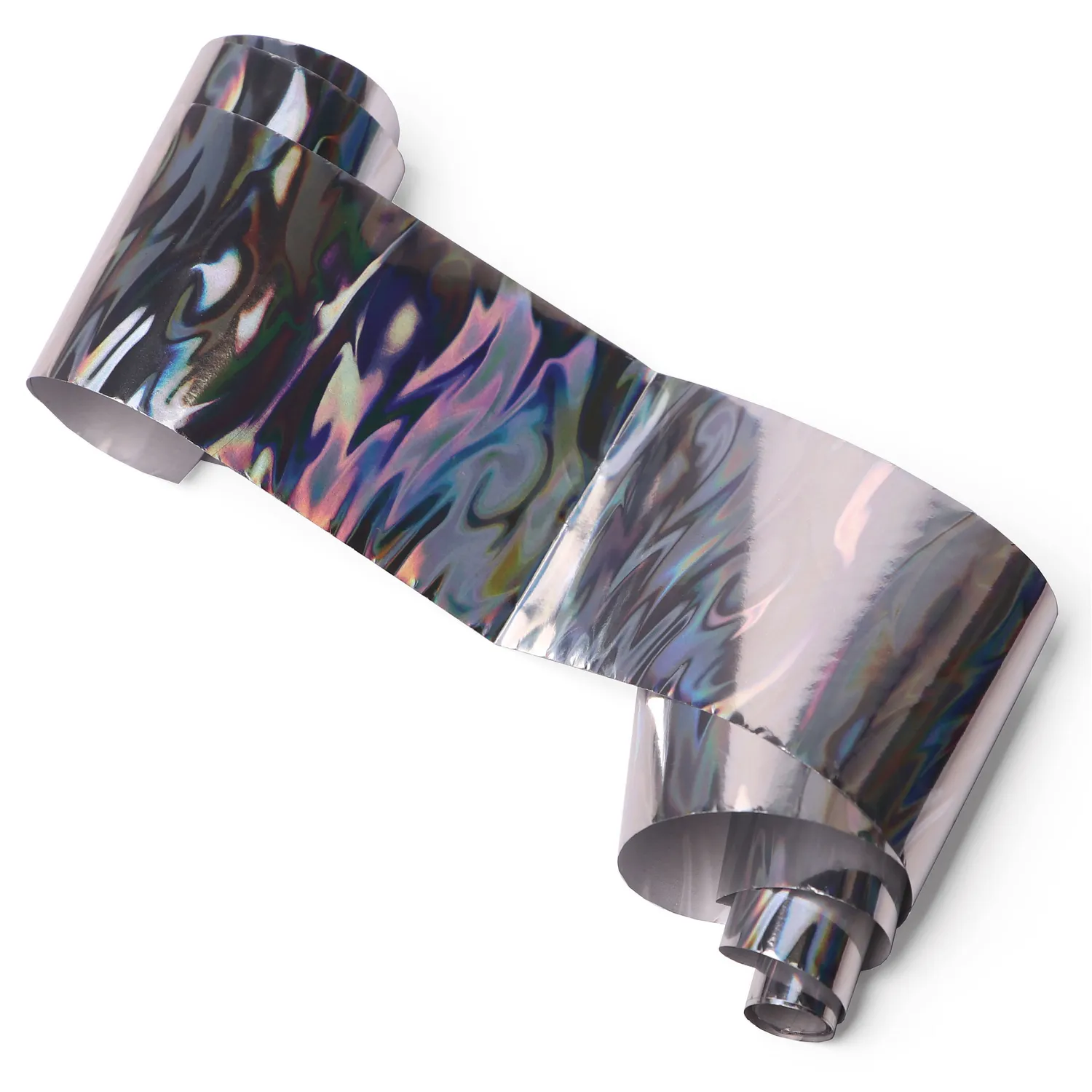 Komilfo Silver Fog foil unghie olografico nebbia