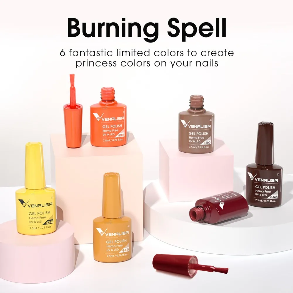 Venalisa Amber Mirage set smalto semipermanente 6x7,5ml hema free