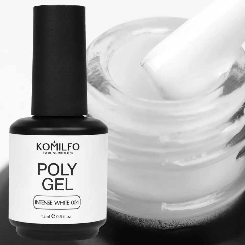 Komilfo PolyGel 004 polygel bianco intenso 15 ml autolivellante