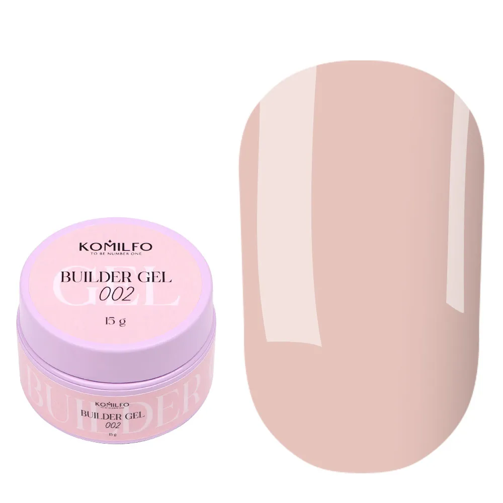 Komilfo Builder Gel 002 gel costruttore unghie 15g media