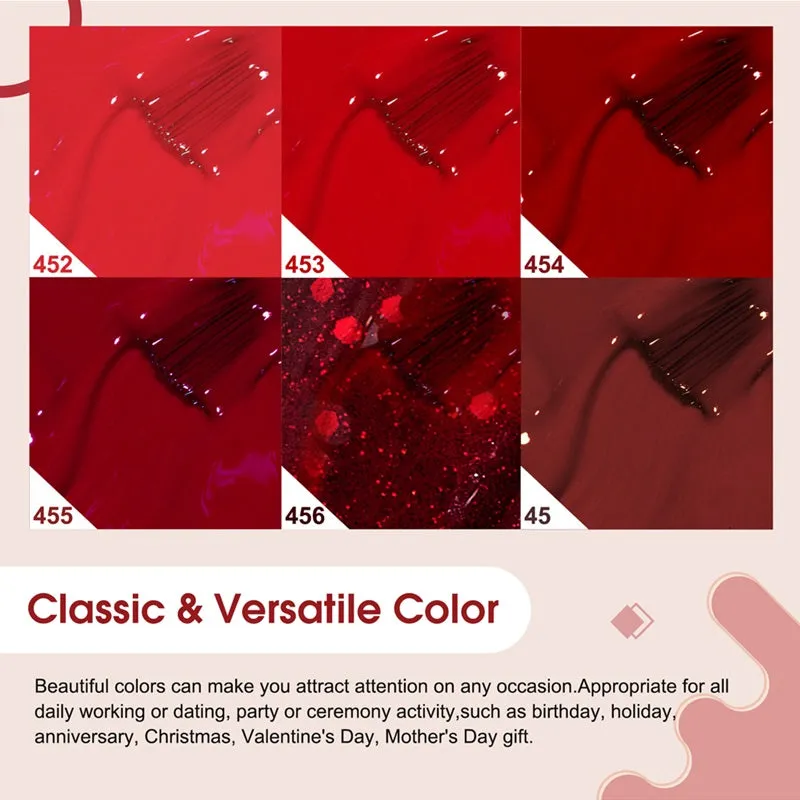 Venalisa Xmas Red 2205 smalto gel 6 pezzi rosso