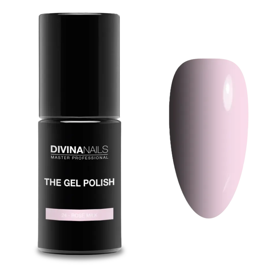 Diva Nails The Gel Polish 24 Rose Milk semipermanente 8ml lattiginoso