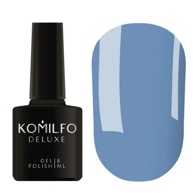 Komilfo Deluxe D134 smalto semipermanente 8 ml blu scuro
