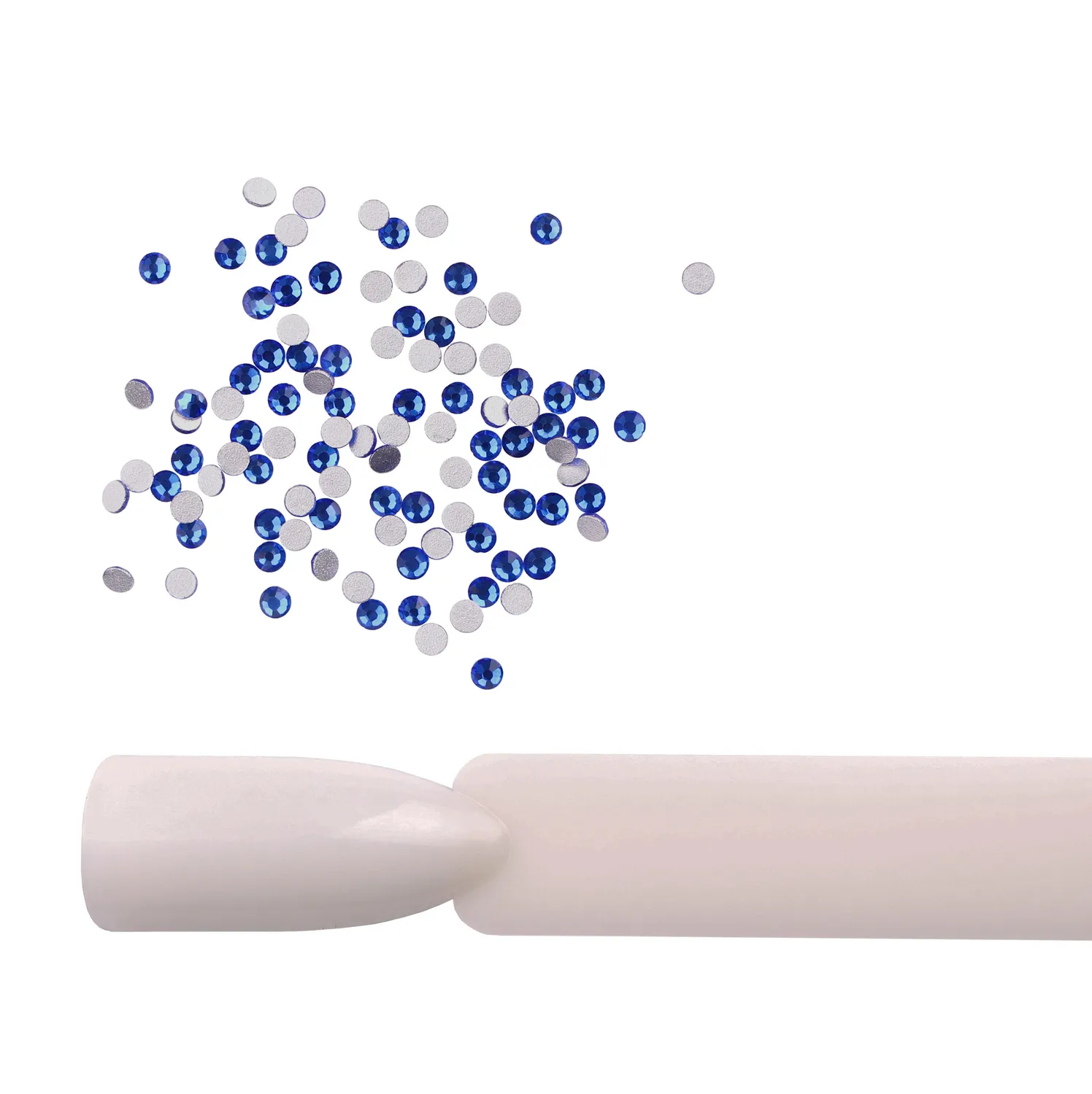 Komilfo strassini unghie Cobalt misura 5 confezione 100 pz brillanti