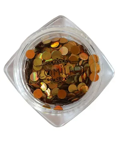 Komilfo Disco Design 033 paillettes oro olografiche 3 mm 1 g