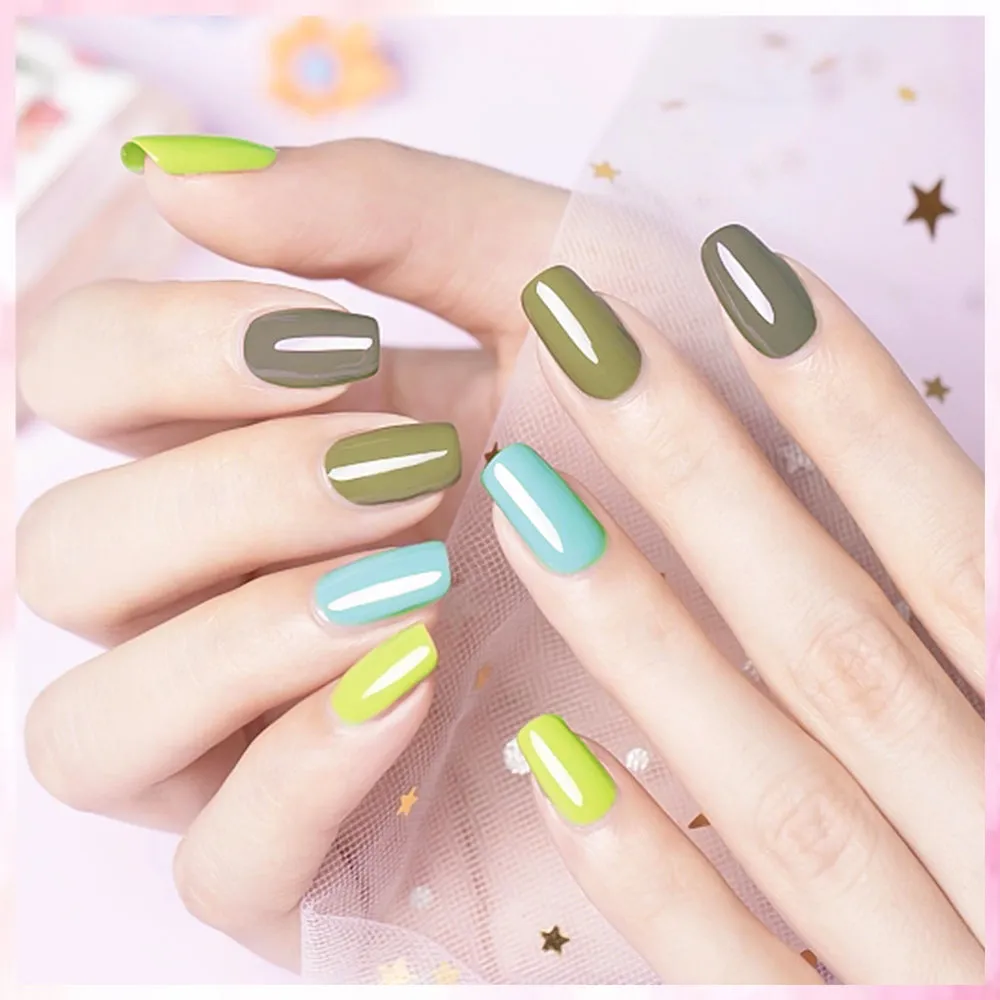 Venalisa set smalti gel 12 colori verdi 7,5ml hema free