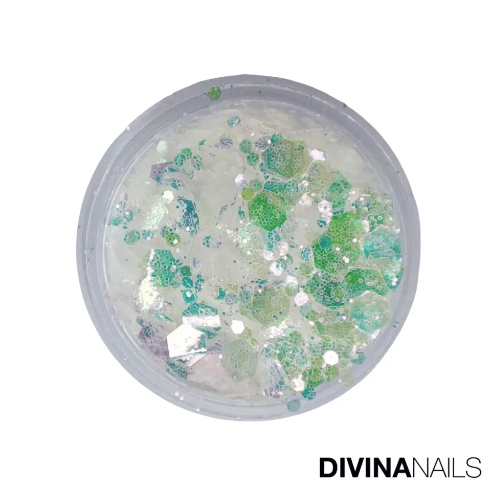 Diva Nails Holo Flakes Boreale glitter unghie 2g