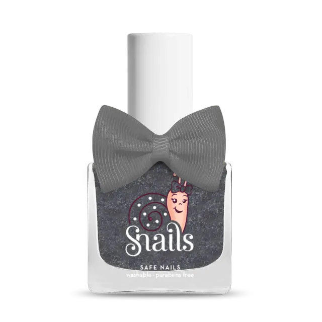 Snails Silvermist smalto bambina glitter argento