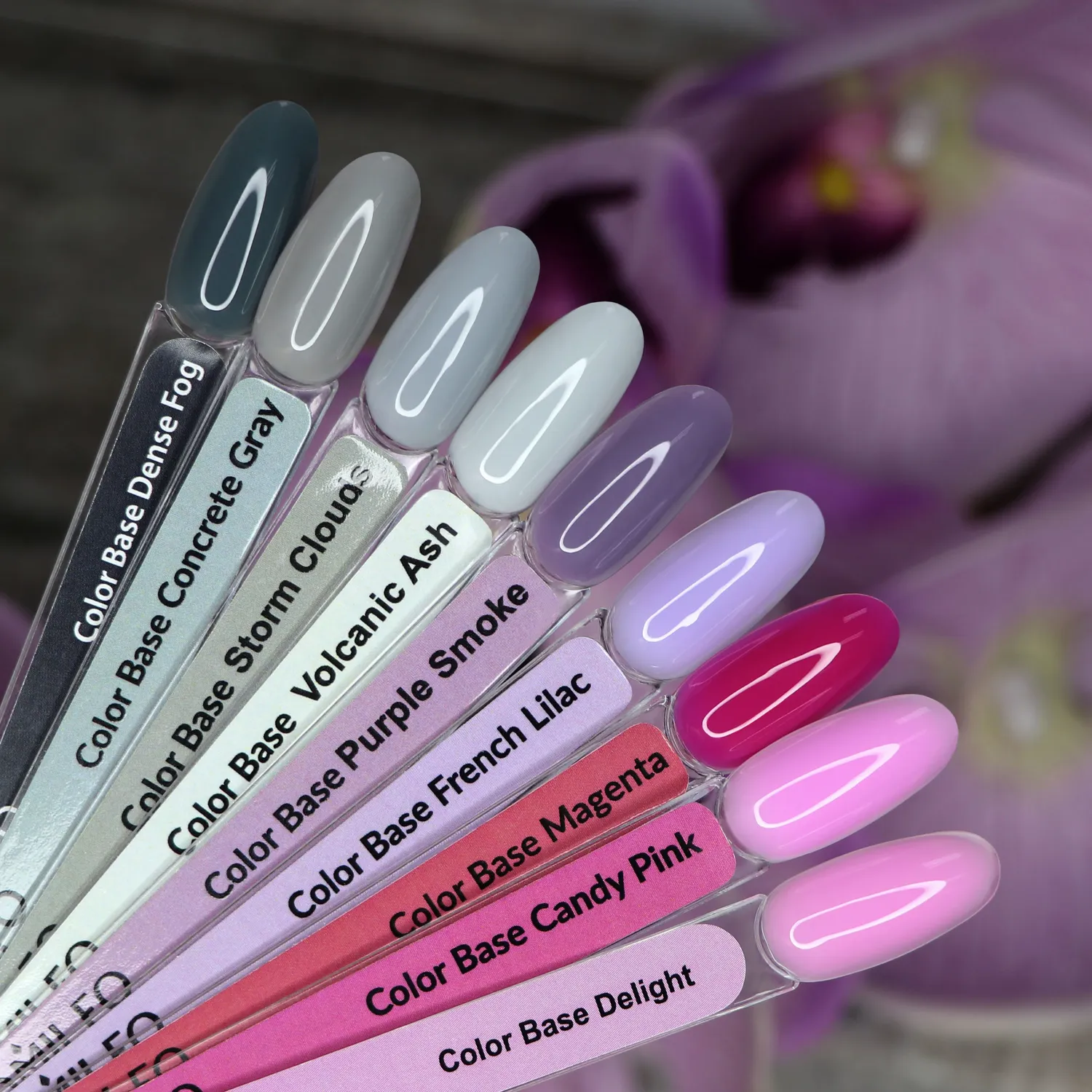 Komilfo Color Base Purple Smoke base colorata 8 ml viola