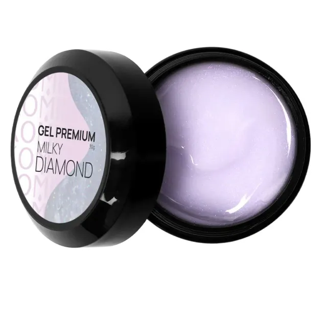Komilfo Gel Premium Milky Diamond gel 30 g lattiginoso