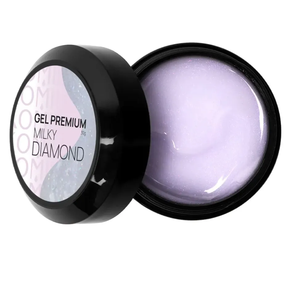 Komilfo Gel Premium Milky Diamond gel 30 g lattiginoso
