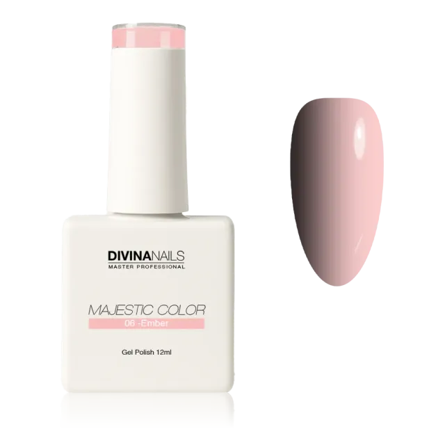 Diva Nails Majestic 06 Ember semipermanente 12ml lattiginoso