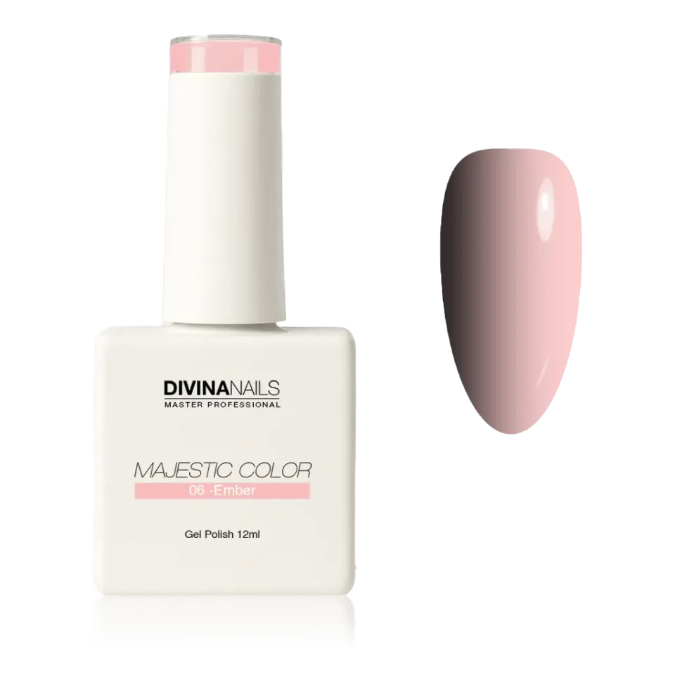 Diva Nails Majestic 06 Ember semipermanente 12ml lattiginoso