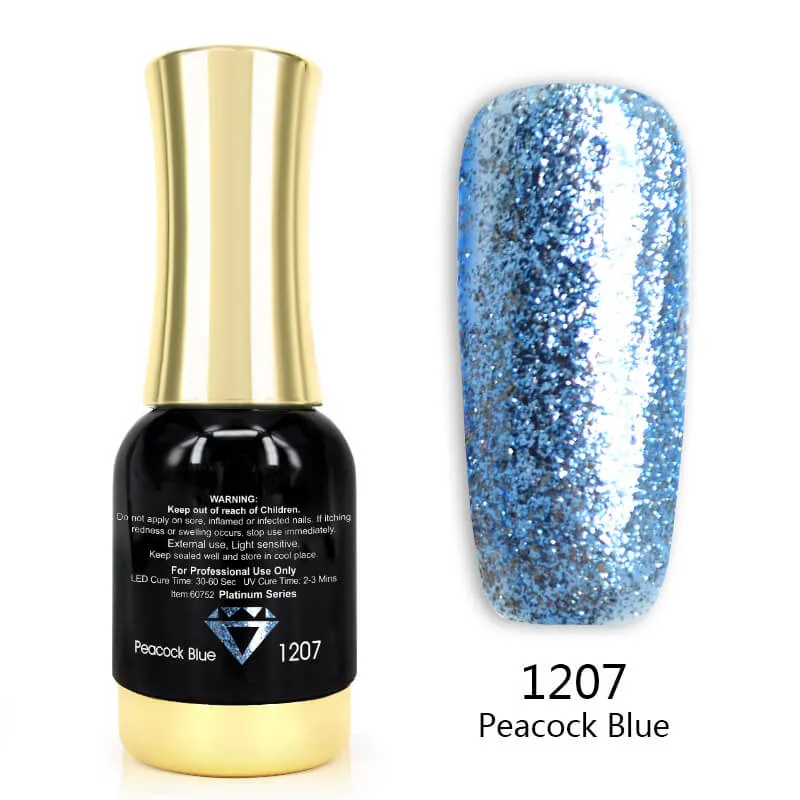 Venalisa Platinum smalto gel glitter 12ml coprente