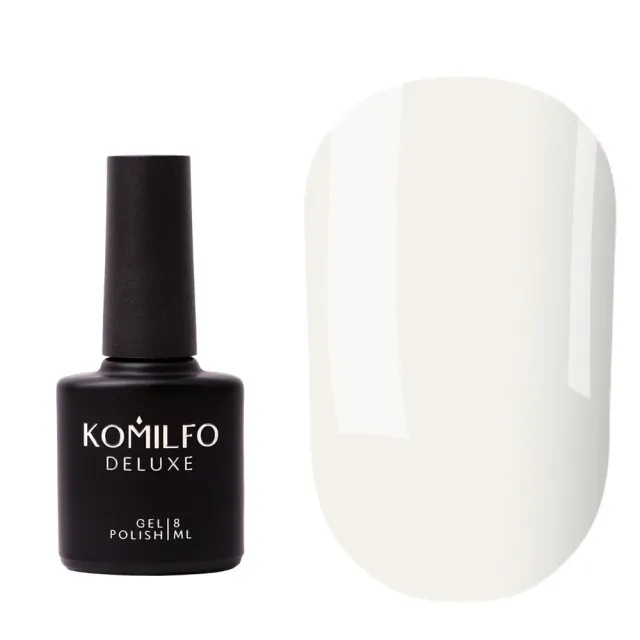 Komilfo No Wipe Milky White top unghie 8 ml bianco latte