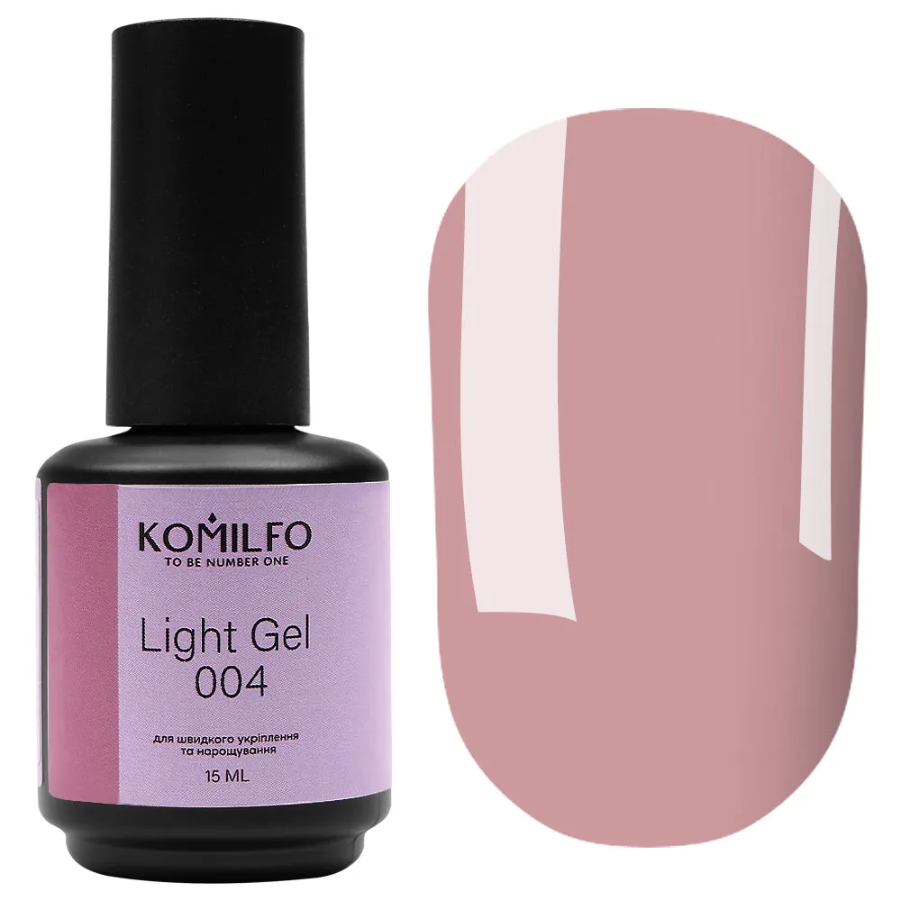 Komilfo Light Gel 004 Gel Liquido 15 ml rinforzo unghie
