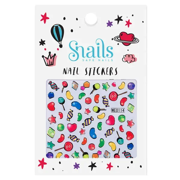 Snails Candy Blast sticker unghie 68 pezzi dolci