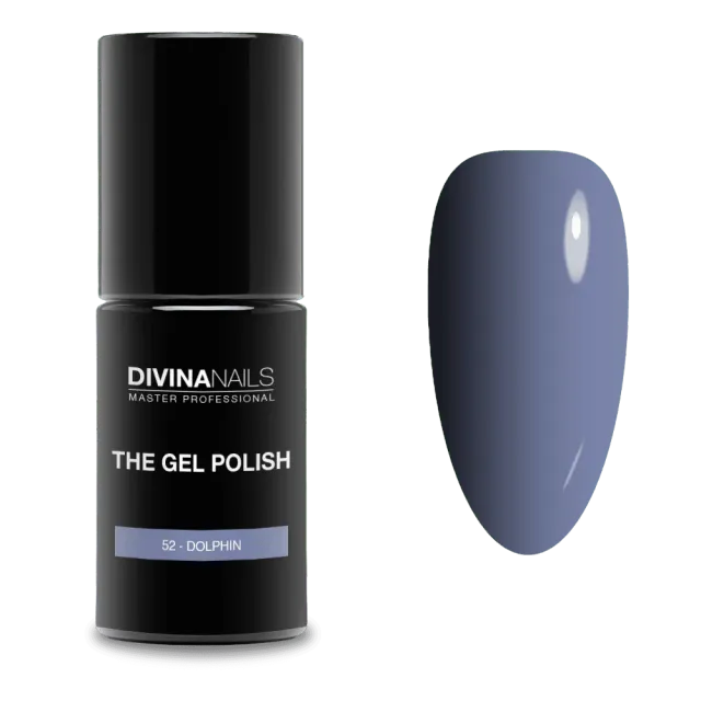 Diva Nails The Gel Polish 52 Dolphin semipermanente 8ml grigio