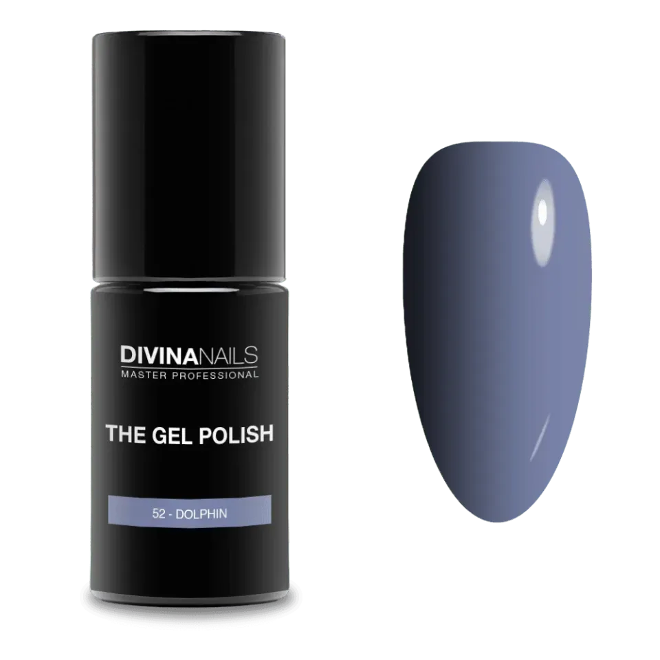 Diva Nails The Gel Polish 52 Dolphin semipermanente 8ml grigio