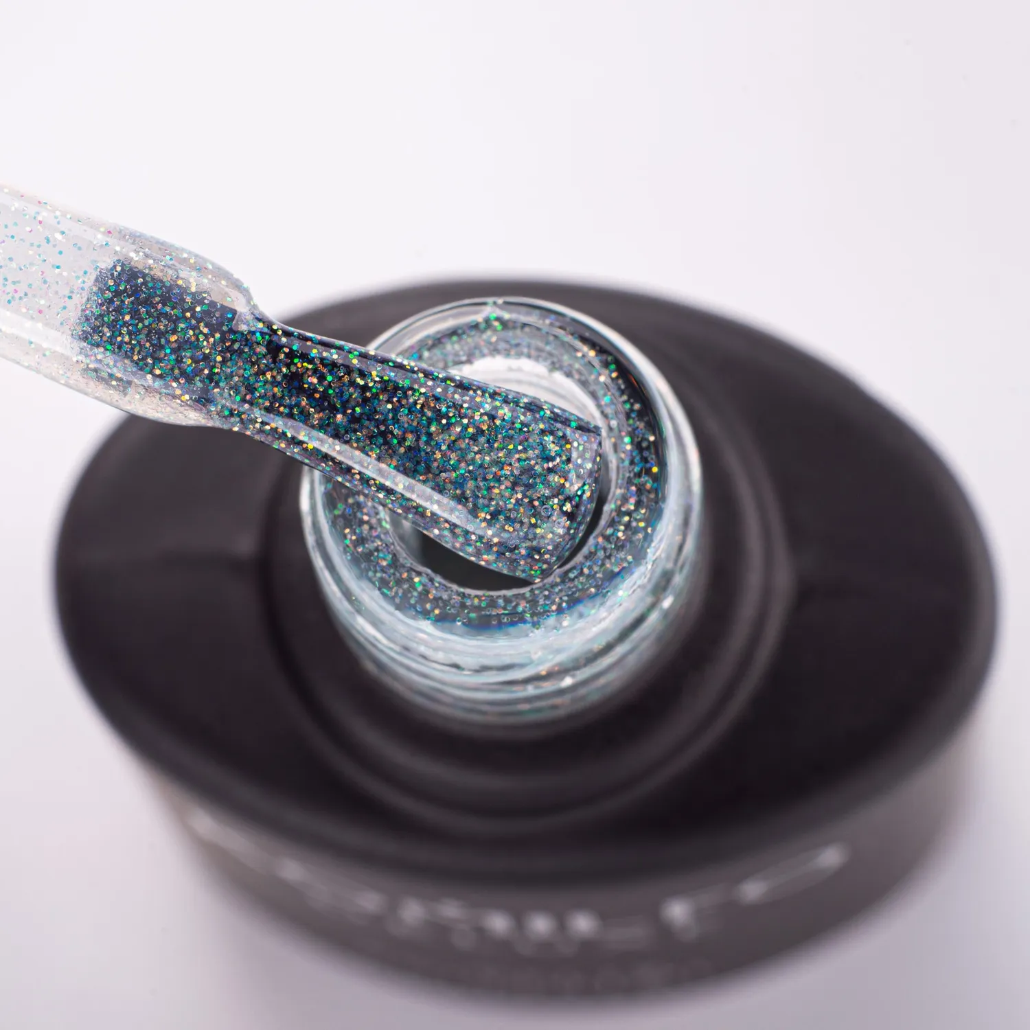 Komilfo Moon Crush 002 smalto semipermanente 8 ml glitter trasparente