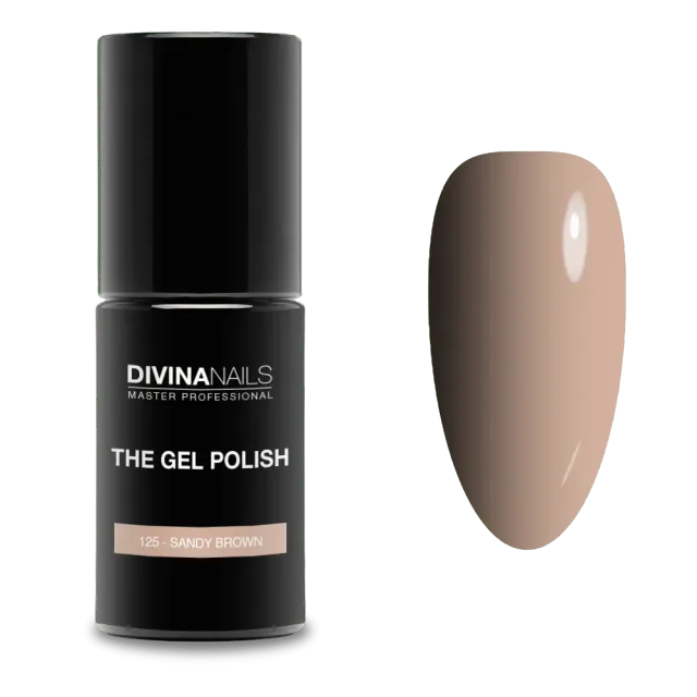 Diva Nails The Gel Polish 125 Sandy Brown semipermanente 8ml