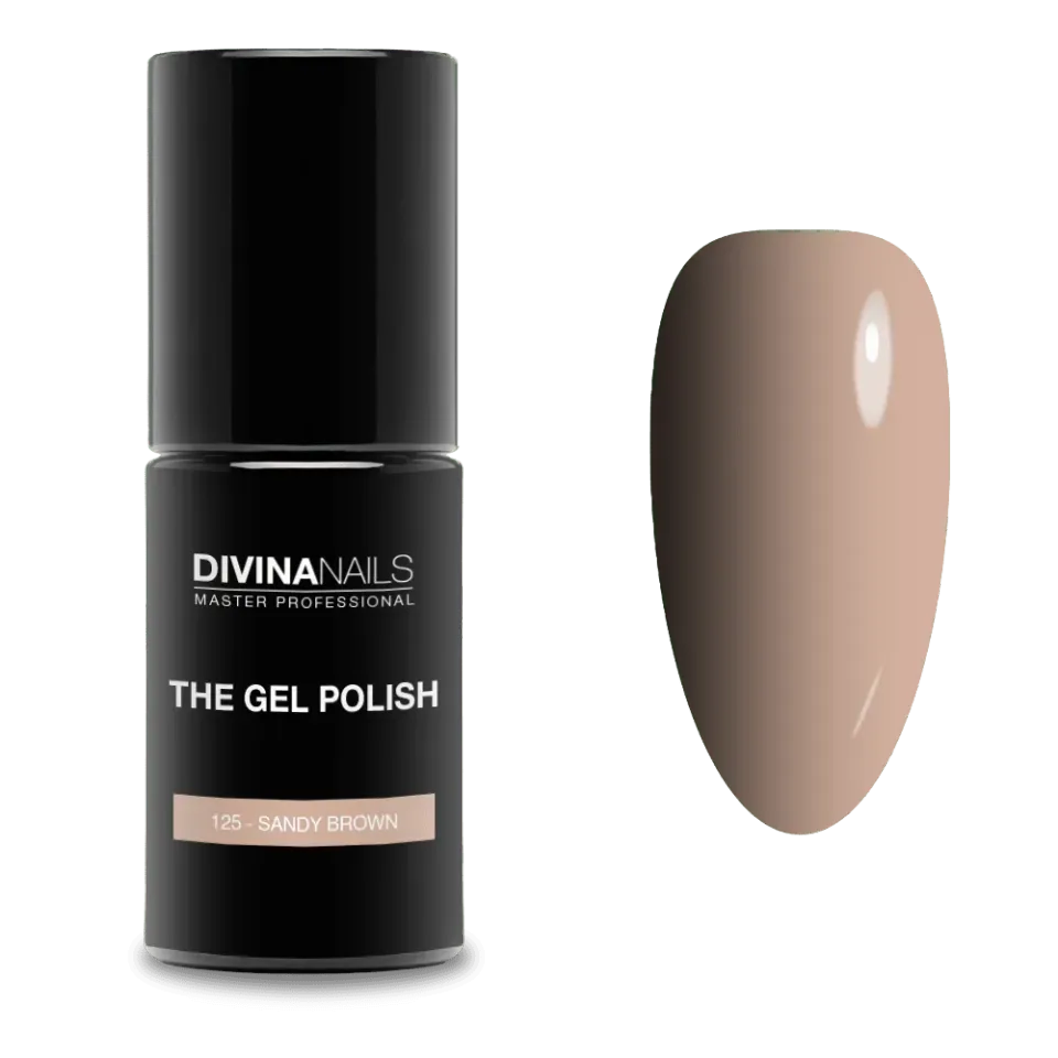 Diva Nails The Gel Polish 125 Sandy Brown semipermanente 8ml