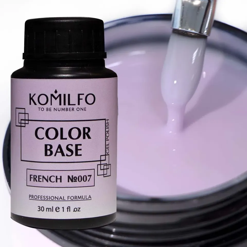 Komilfo Color Base French 007 base semipermanente 30 ml nude
