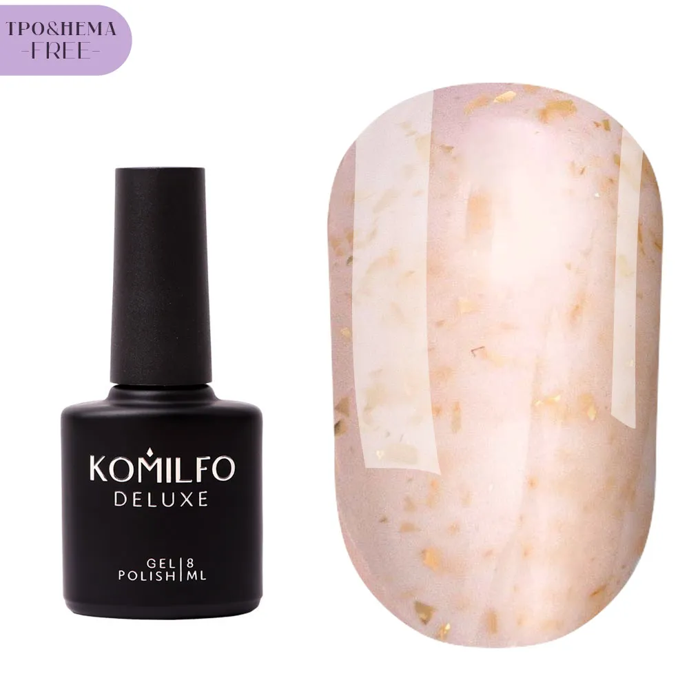 Komilfo Potal P004 base semipermanente foglia oro 8 ml