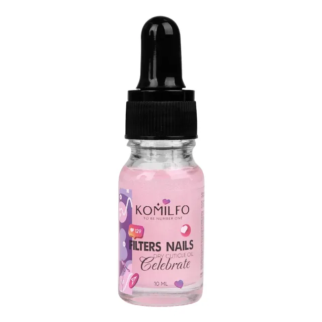 Komilfo Filters Nails Celebrate olio cuticole secco 10 ml