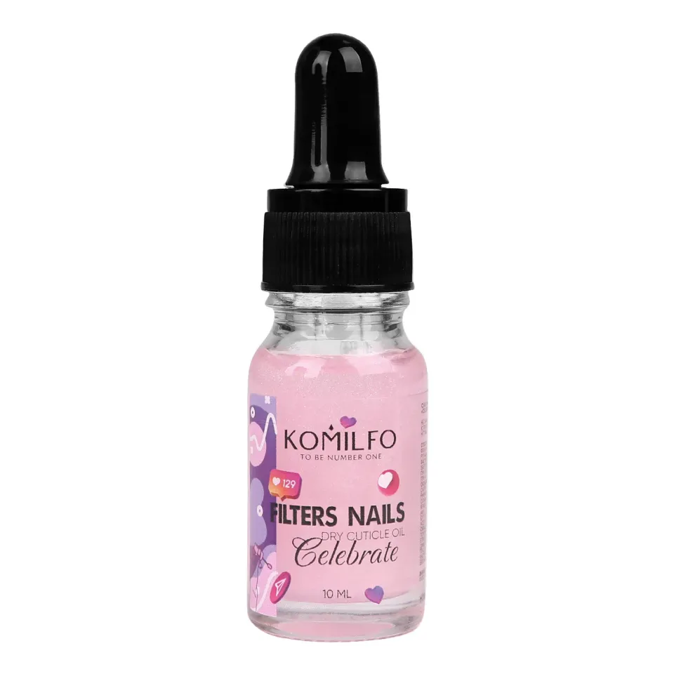 Komilfo Filters Nails Celebrate olio cuticole secco 10 ml