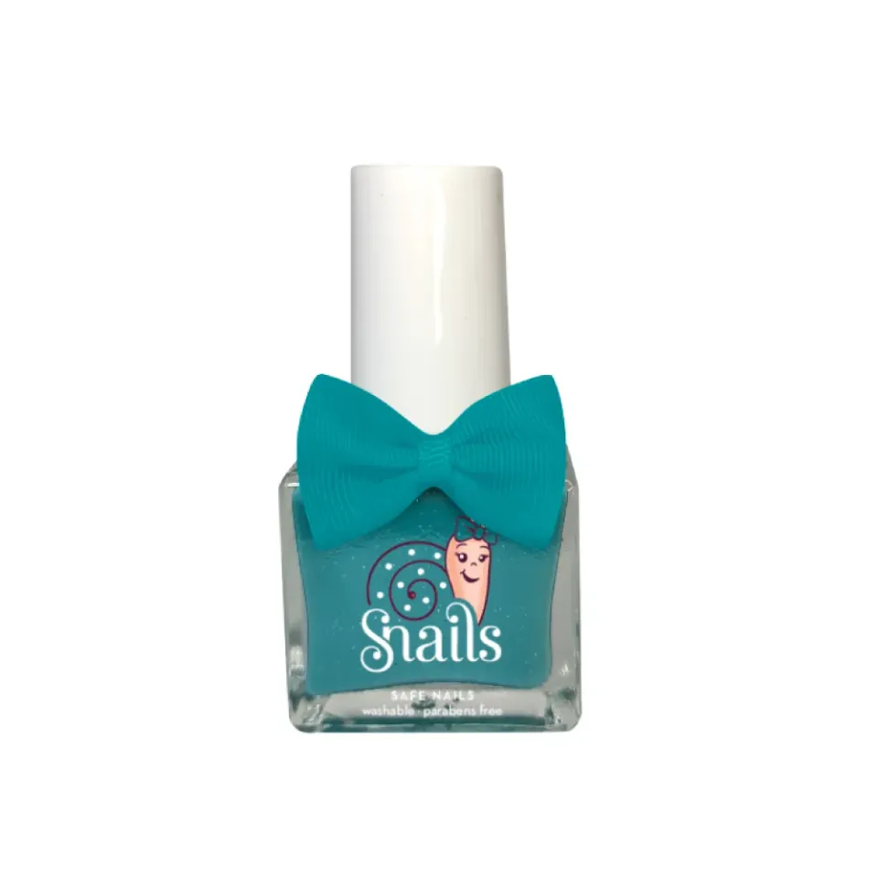 Snails Petite Splash Lagoon smalto teal glitter
