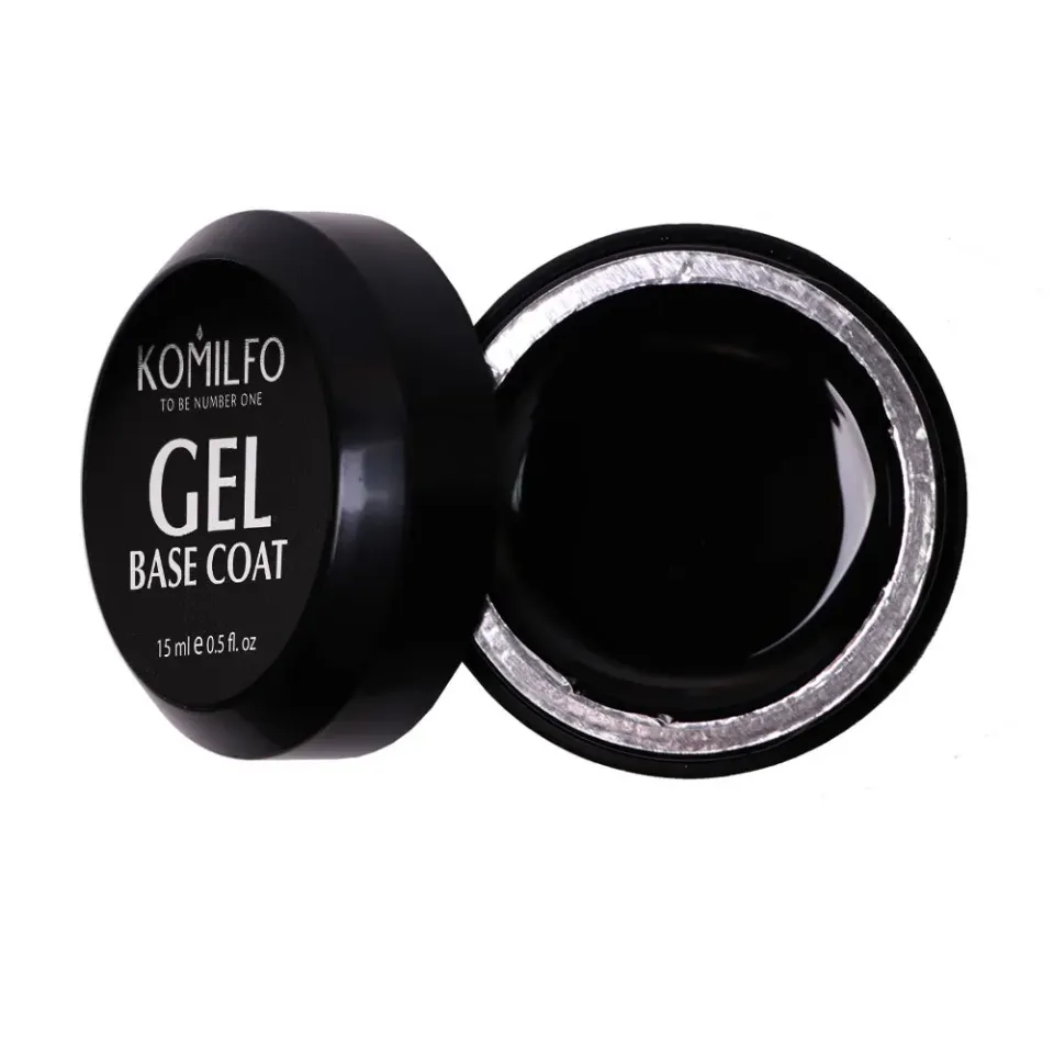 Komilfo Gel Base Coat base correttore senza pennello 15 ml rinforzante