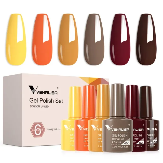 Venalisa Amber Mirage set smalto semipermanente 6x7,5ml hema free