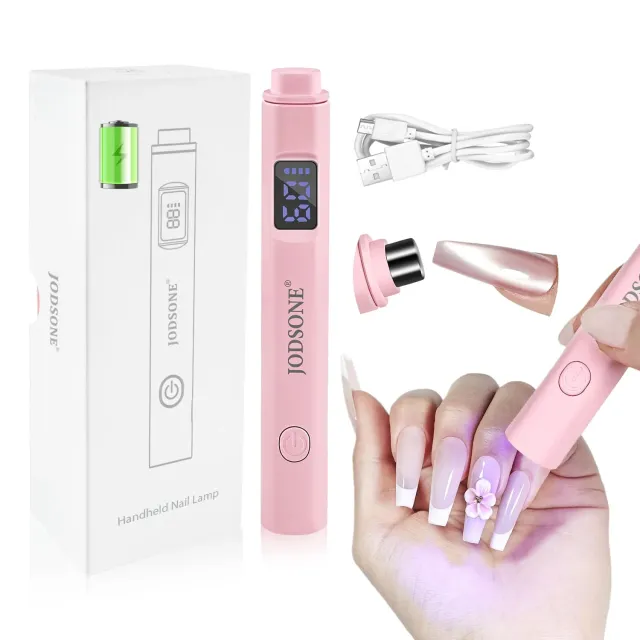Jodsone H9-pink lampada unghie LED portatile rosa